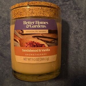 Better Homes And Gardens Aromatherapy Candle with Cork Lid